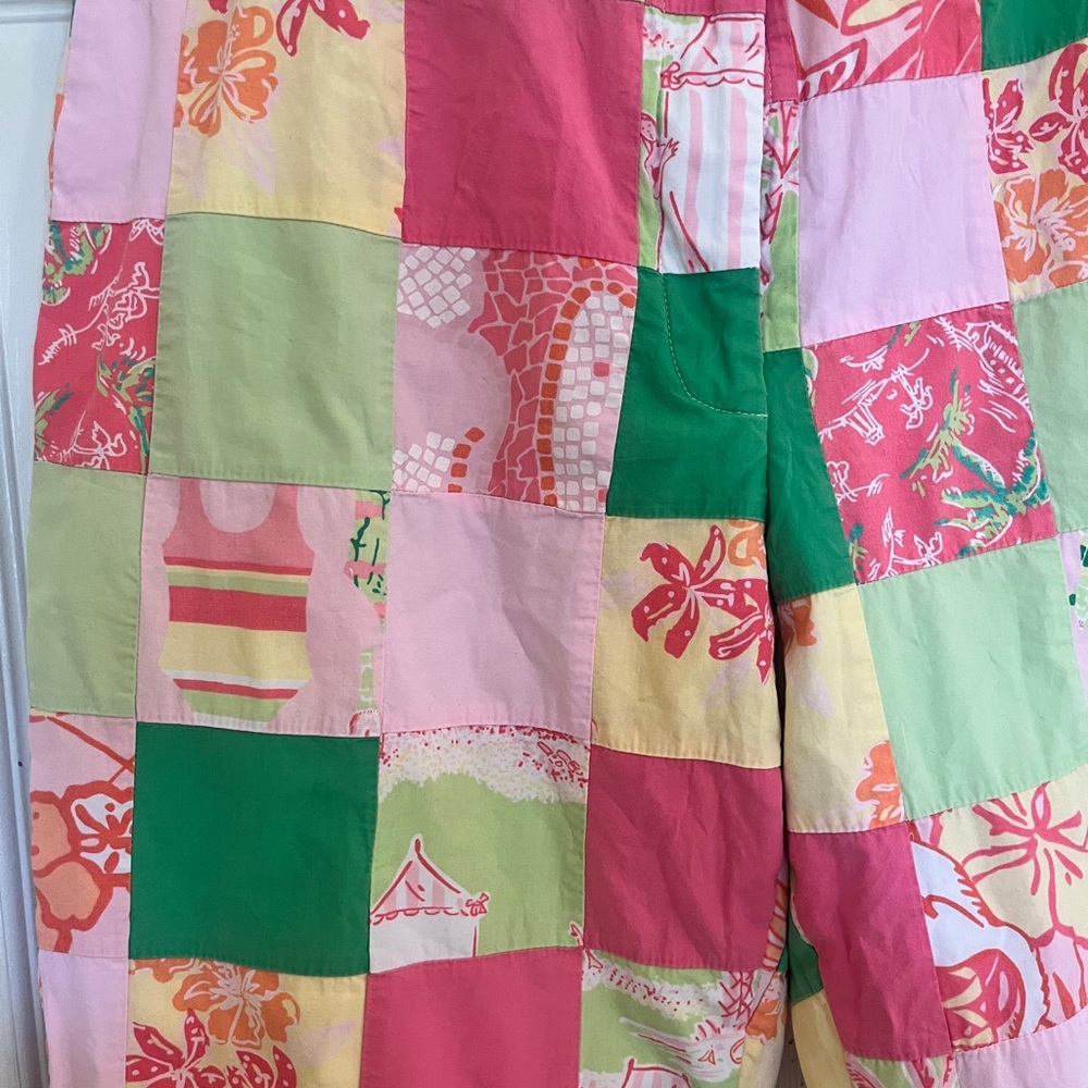 Colorful Patchwork Pants - image 2